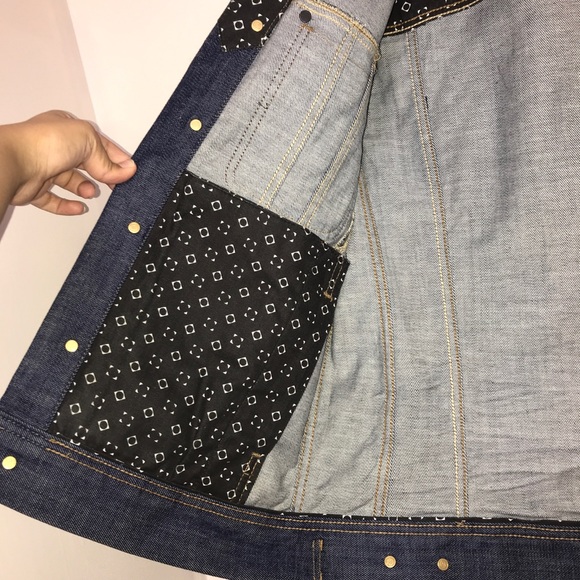 Jack and Jones Denim Blue Button Down Jean Jacket - Picture 11 of 14